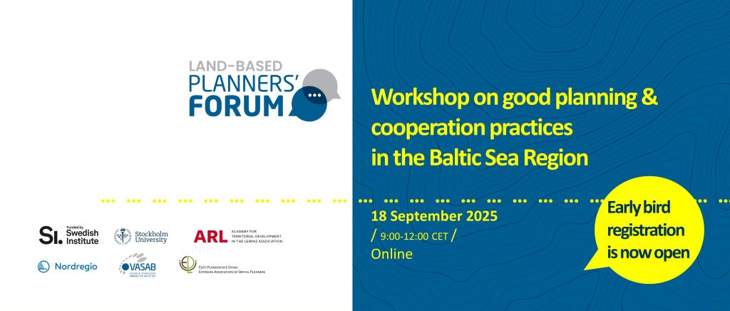 Join webinar on good planning & cooperation practices in the Baltic Sea Region featured image