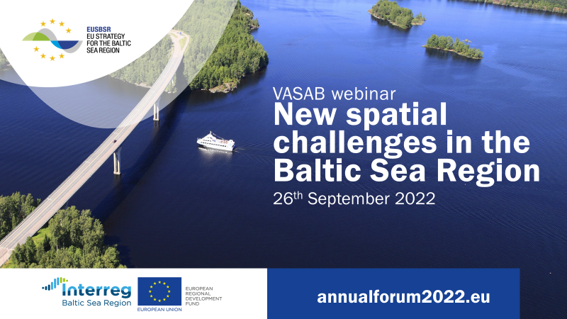 VASAB webinar “New spatial challenges in the Baltic Sea Region” featured image