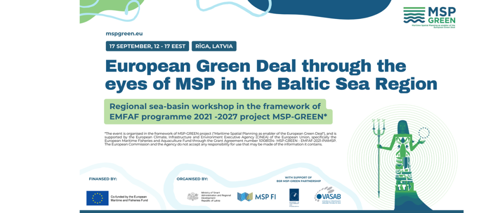 European Green Deal through the eyes of MSP in Baltic Sea Region featured image